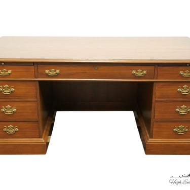 RWAY FURNITURE Solid Mahogany Traditional Style 73" Executive Office Computer Desk 