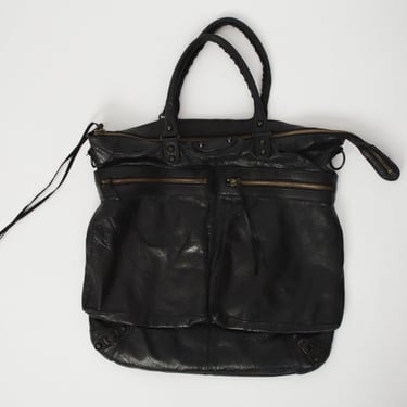 Balenciaga Motocross Lambskin Tote Bag