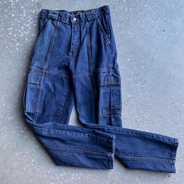 Vintage 1980s Jordache Jeans / Vintage Jordache Cargo Jeans / Deadstock 80s Jeans / 80s Jordache Jeans with Tags / Jordache Cargo Jeans XS 