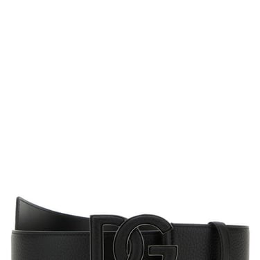 Dolce &amp; Gabbana Man Black Leather Belt