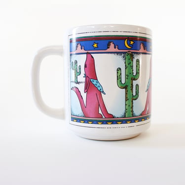 Vintage 90s Coffee Mug - Southwest Scene - | Attention Span Vintage - Los  Angeles, CA | ATTIC