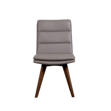 Castor Leather Dining Chair