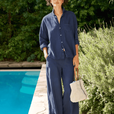 Frank & Eileen | Eileen + Pull on Pant Set | Washed Linen