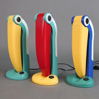 Vintage Toucan Lamp by H.T. Huang | Quirky Desk Lamp for Kids | 1980s Toucan Bird Light | Unique Home Office Decor | Fun Animal Table Lamp 