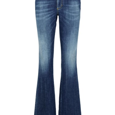 Dsquared2 'Flare' Navy Denim Jeans Woman
