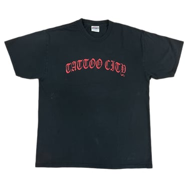 Vintage Ed Hardy's Tattoo City "Jef Whithead" T-Shirt