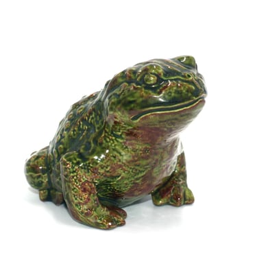 vintage ceramic frog 