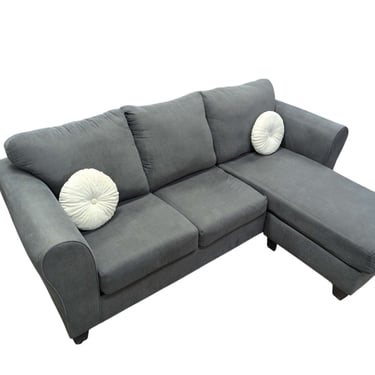 Gray Reversible Chaise Sectional