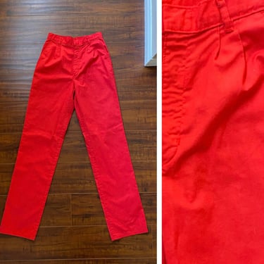 Vintage 1980’s Red Trousers 