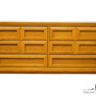 THOMASVILLE FURNITURE Affinity Collection Contemporary Modern Oak 64"  Double | High End Used Furntiure - Harrisonville, MO | ATTIC