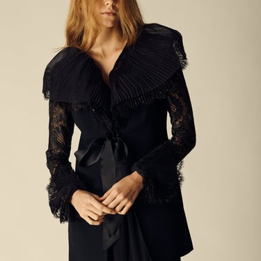 Ferré Black Lace Blouse