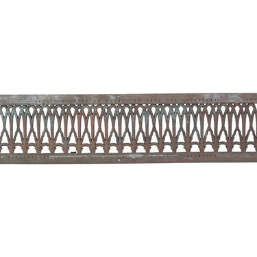 Ornate Bronze Overlapping Gothic Arches 38 in. Wall Grate
