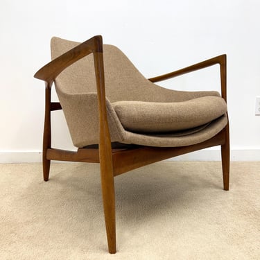 vintage Danish modern Ib Kofod Larsen Elizabeth lounge chair mid century 
