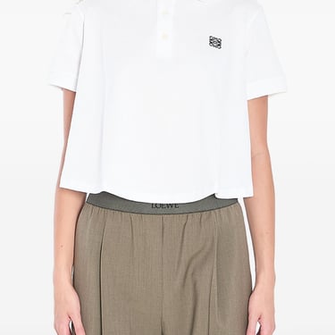 Loewe Women Cotton Trapeze Polo Shirt