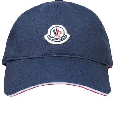 Moncler Man Moncler Navy Cotton Hat
