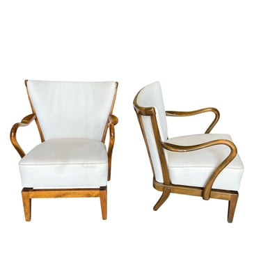 Pair of Swedish 1930's Arm Chairs