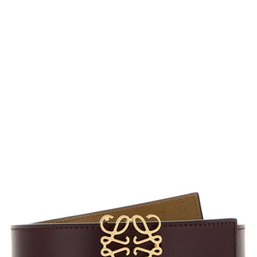 Loewe Women Grape Leather Reversible Belt