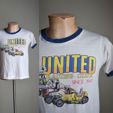 1970s United Racing Club Ringer Tee 