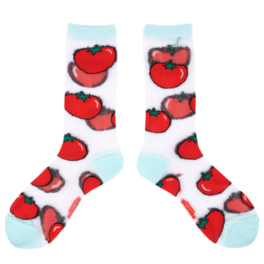 Coucou Suzette - Sheer Tomato Socks
