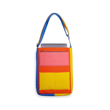 Laptop Tote | Colorblock