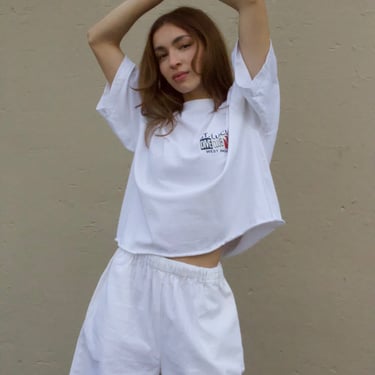 Vintage St. Lucia Dive Club Cropped T-Shirt