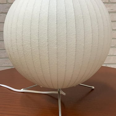 Vintage Mid Century Modern Bubble Lamp Ball with Tripod Stand by George Nelson for Herman Miller