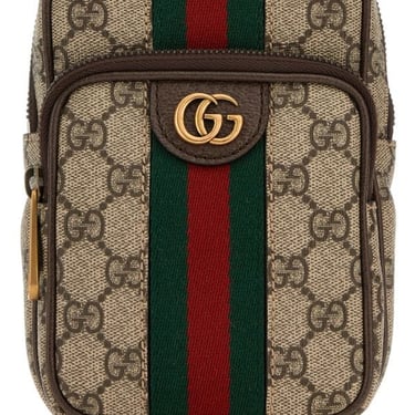 Gucci Man Gg Supreme Fabric Mini Ophidia Crossbody Bag