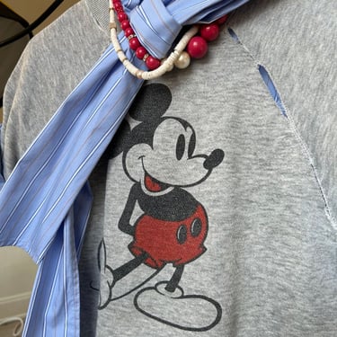 Aquarius Cocktail Vintage Sweatshirt - Mickey Mouse