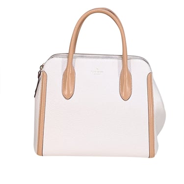 Kate Spade - Ivory & Beige Leather Handbag
