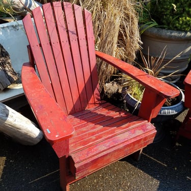 Wood Adirondack Chair H35 x W30 x D35