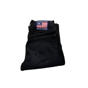 Vintage Black Ralph Lauren Polo Jeans Flag patch, Size 4 