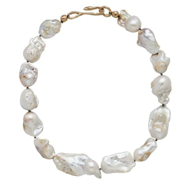 Julie Cohn | Mondo Pearl Bronze Necklace