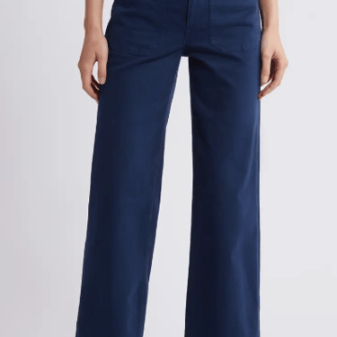 Sailor Wide Leg Twill Pant