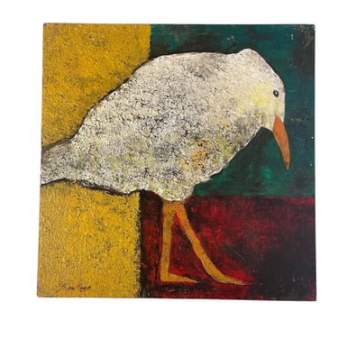 Alan Braley Mixed Media Seagull Artwork