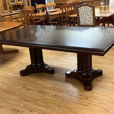 Ethan Allen Espresso Dining Table