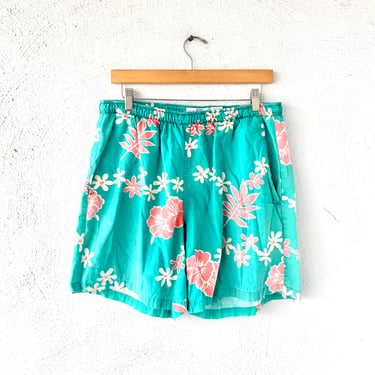 Vintage 80s 90s Reyn Spooner Hawaii Floral Shorts Mens Shorts 