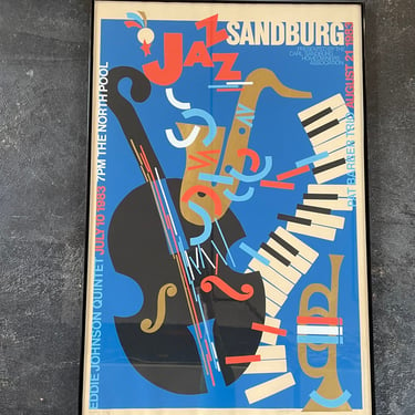 Sandburg Jazz Poster 