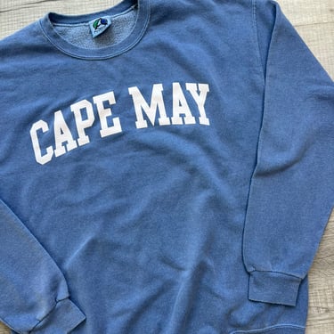 Blue Cape May Spell Out Crewneck by Avalon Apparel