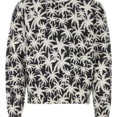 Palm Angels Man Printed Nylon Blend Sweater