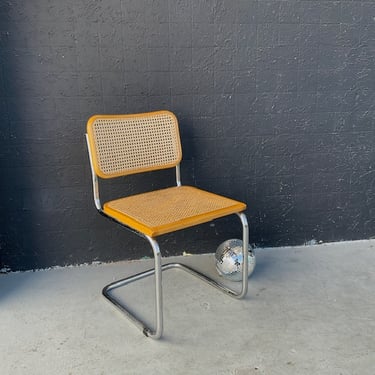 Italian Cesca Cane Cantilever Chair