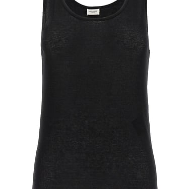 Saint Laurent Women Rib Top