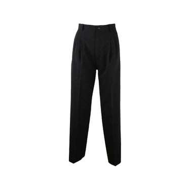 Chanel Black Pleated Trouser