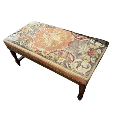 French Needlepoint Bench