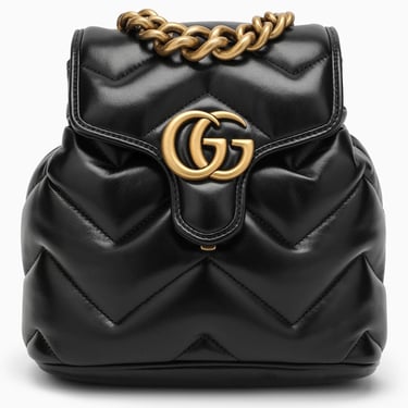 Gucci Gg Marmont Matelassé Backpack Black Women