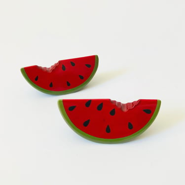 Watermelon Salt and Pepper Shakers 