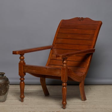 Teak Classic Seat Lounge Chair from Java