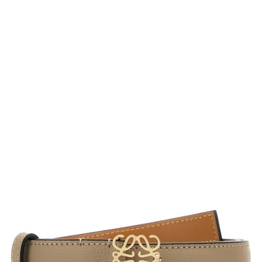 Loewe Women Cappuccino Leather Belt