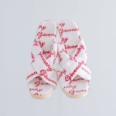 Vintage 1970's Terry Cloth Poolside Wedges by Givenchy / Sz 9