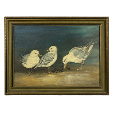 English Painting of Gulls