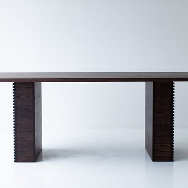 Cicely Dining Table with Chunky Leg 